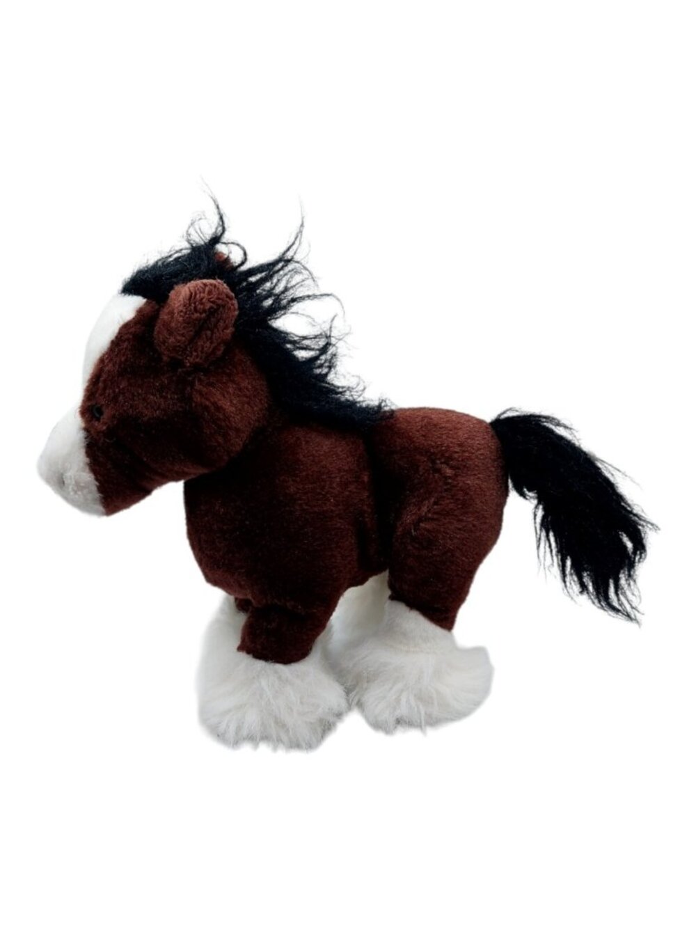 Ganz Webkinz Clydesdale Horse Stuffed Animal Plush HM139 Collectible No Code